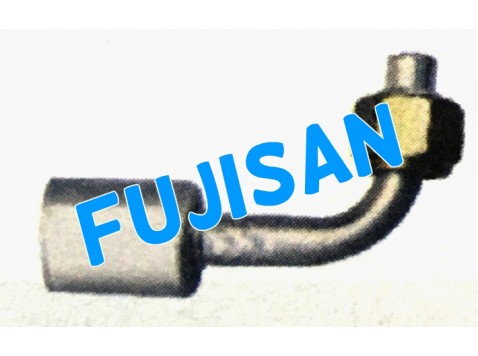 Aluminum Pipe Fitting w/ aluminum ferrule w/ metal nut