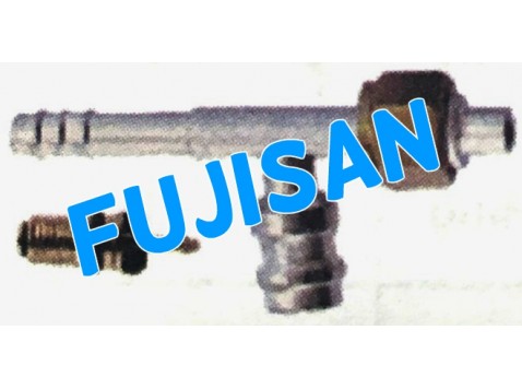Aluminum Pipe Fitting w/ Charge Valve r-134A w/ metal nut