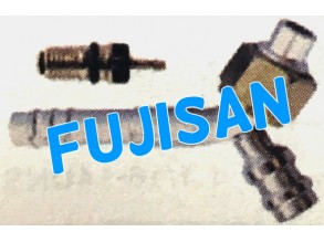 Aluminum Pipe Fitting w/ Charge Valve r-134A w/ metal nut