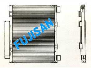 Condenser - Isuzu NPR 150 Euro III '2008 (RHD.)