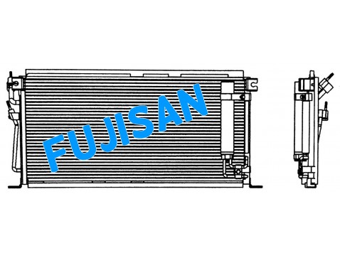 Condenser - Mitsubishi Lancer 2,400cc.