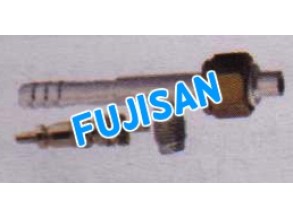 Aluminum Pipe Fitting w/ charge valve r-12 w/ metal nut